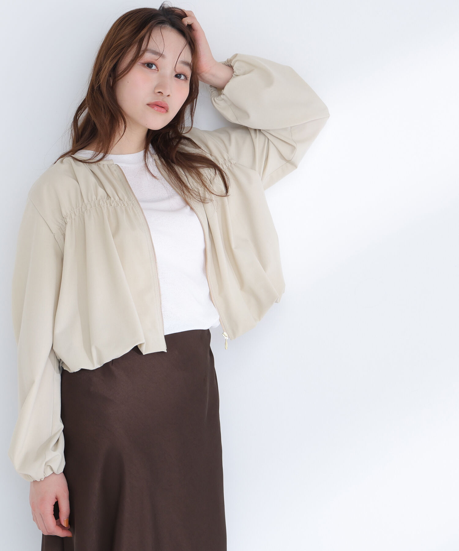  「シャーリングブルゾン」|ブルゾン・スタジャン|