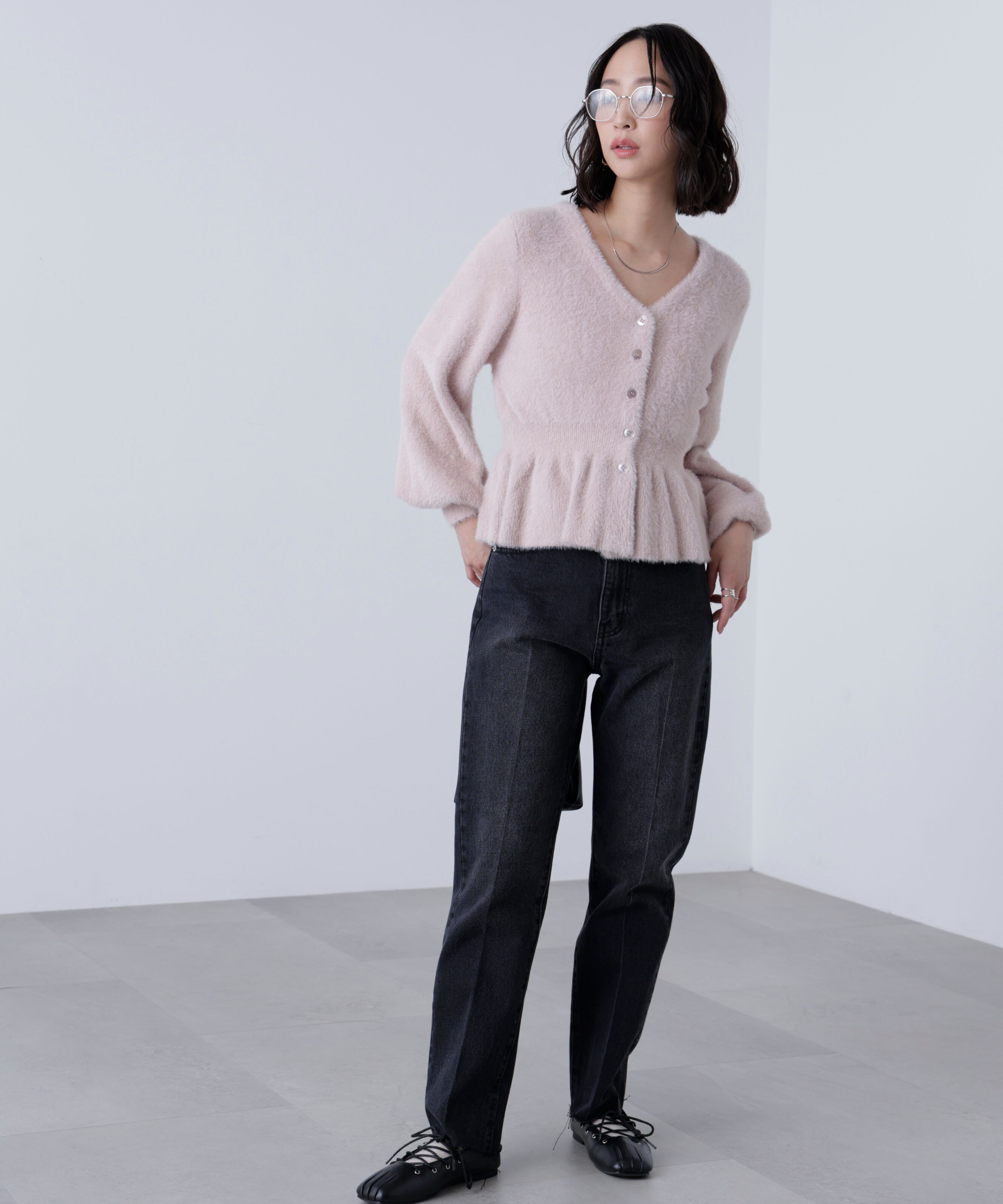  「センタープレススリムストレートデニムパンツ」|その他|