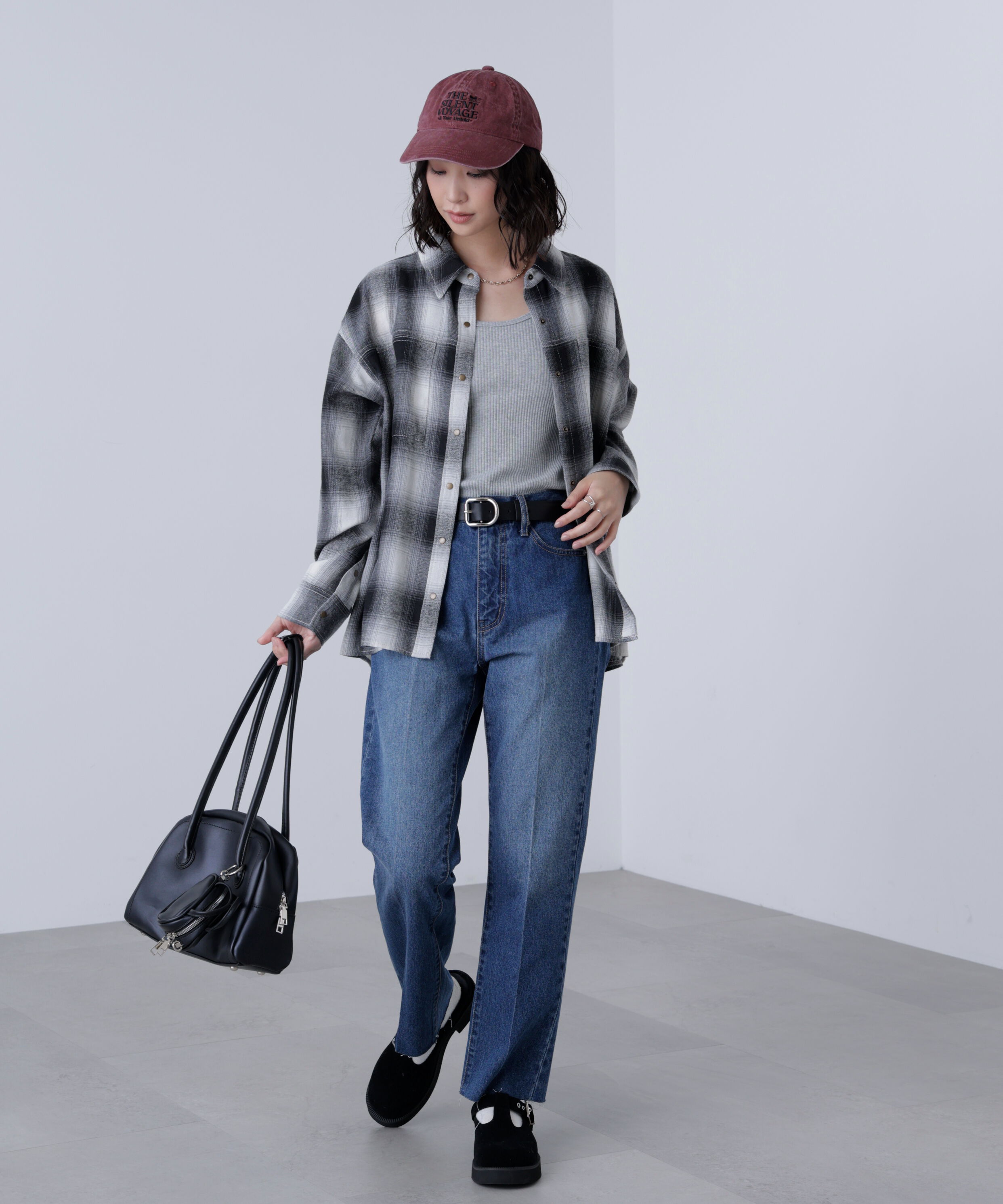  「センタープレススリムストレートデニムパンツ」|その他|