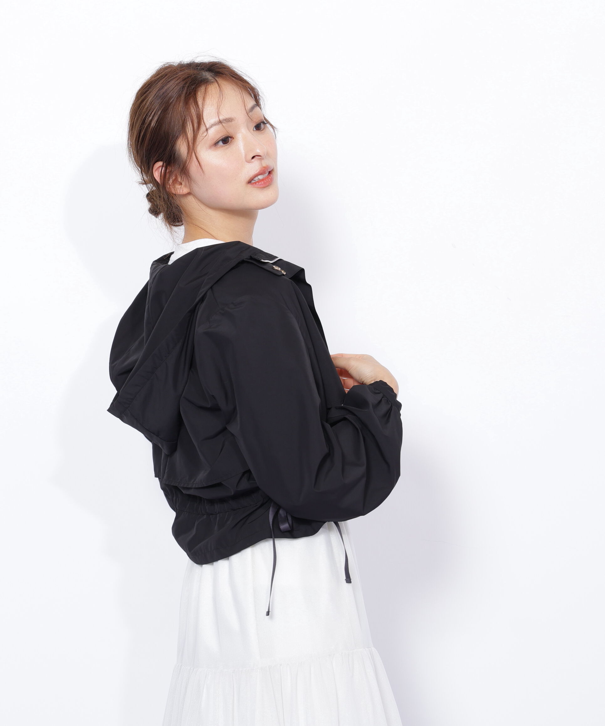  「配色リボンペプラムジャケット」|その他|