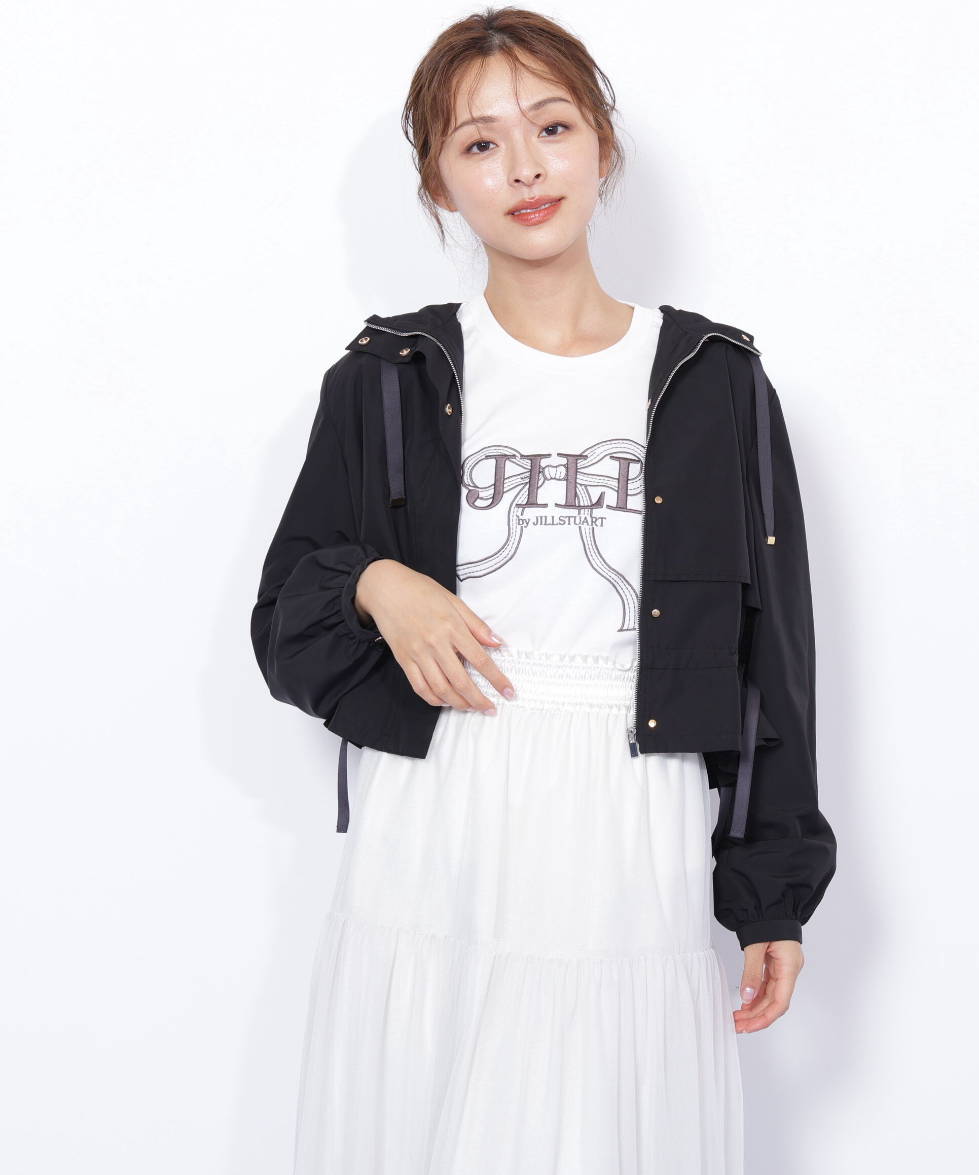  「配色リボンペプラムジャケット」|その他|