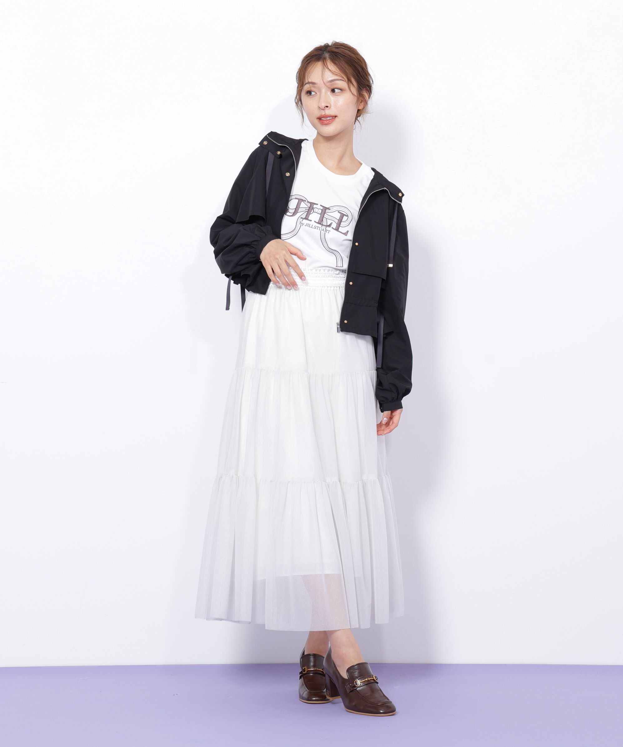  「配色リボンペプラムジャケット」|その他|