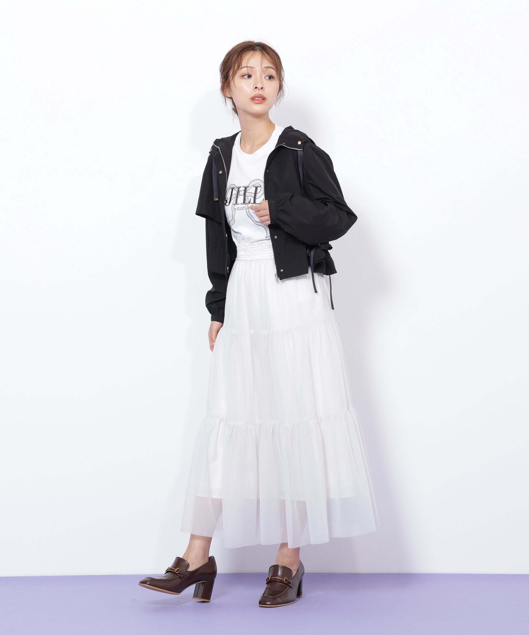  「配色リボンペプラムジャケット」|その他|