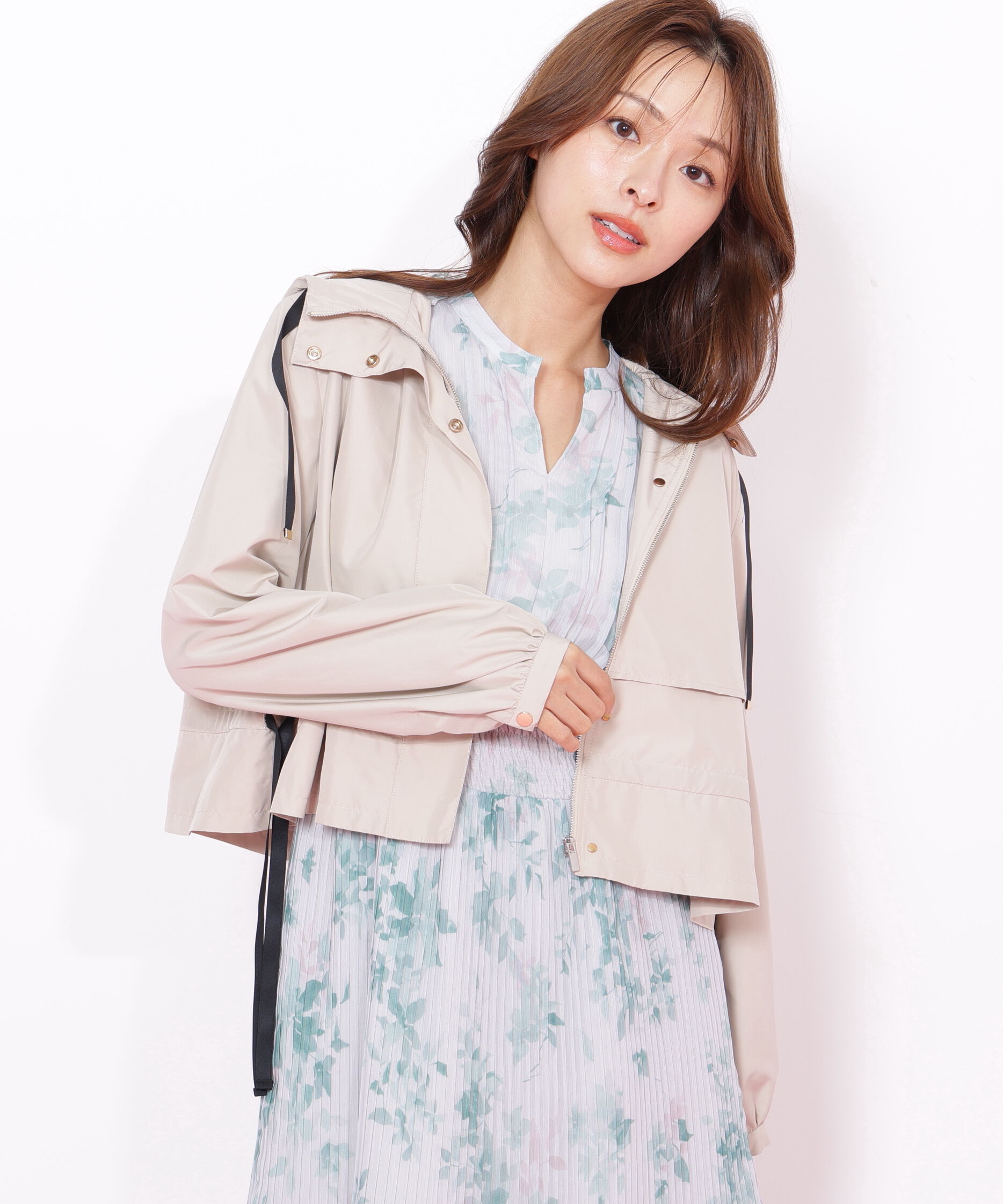  「配色リボンペプラムジャケット」|その他|