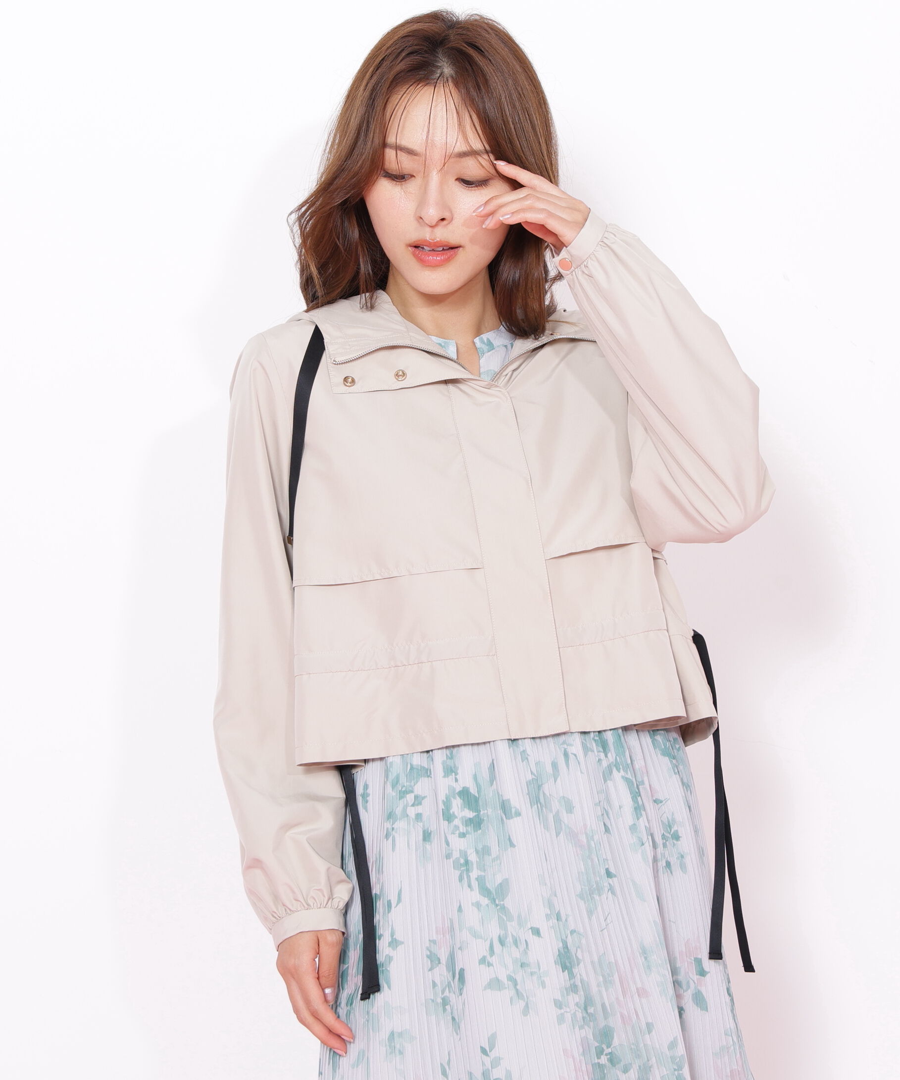  「配色リボンペプラムジャケット」|その他|