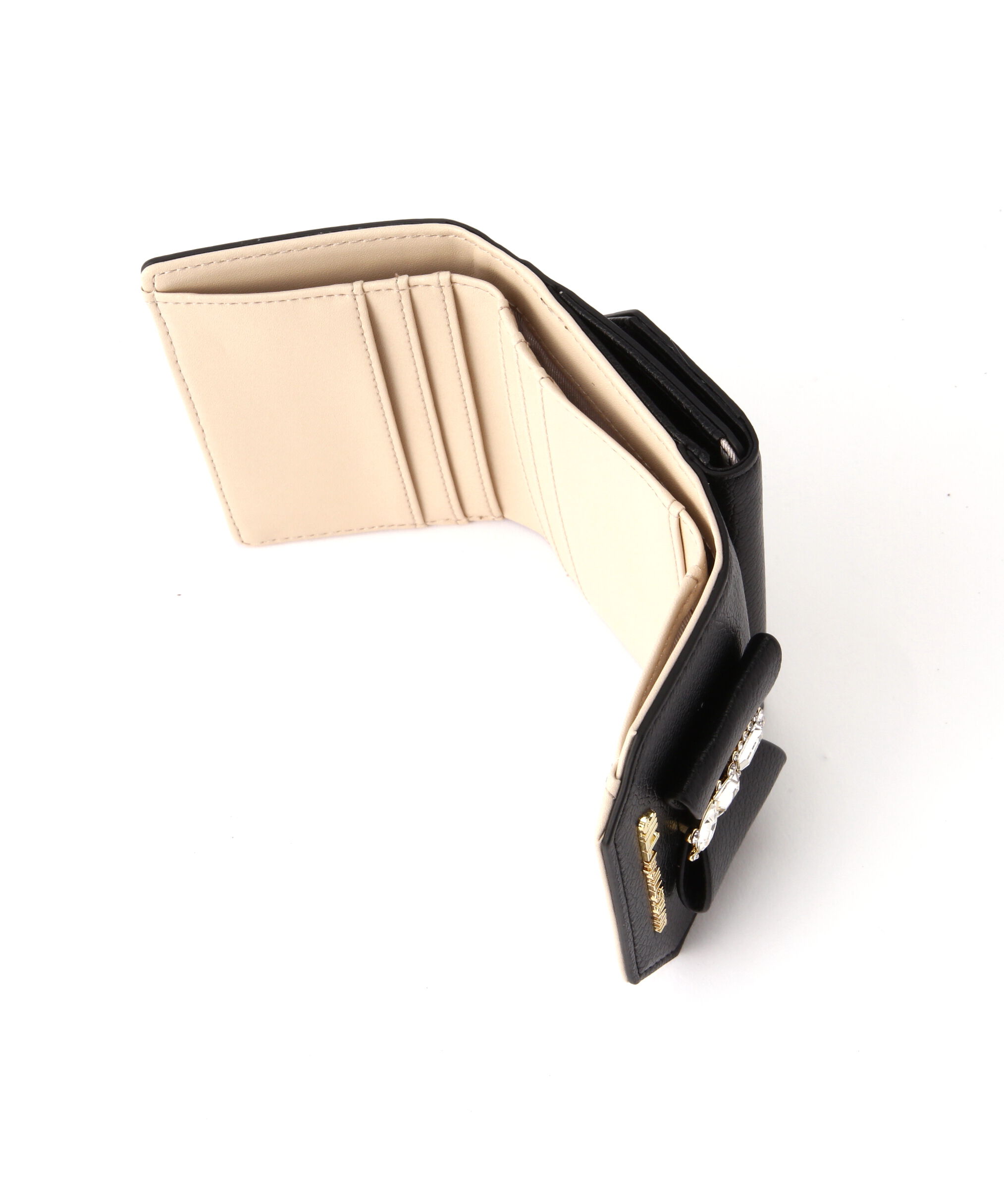  「リボンビジューウォレットミニ財布」|財布|