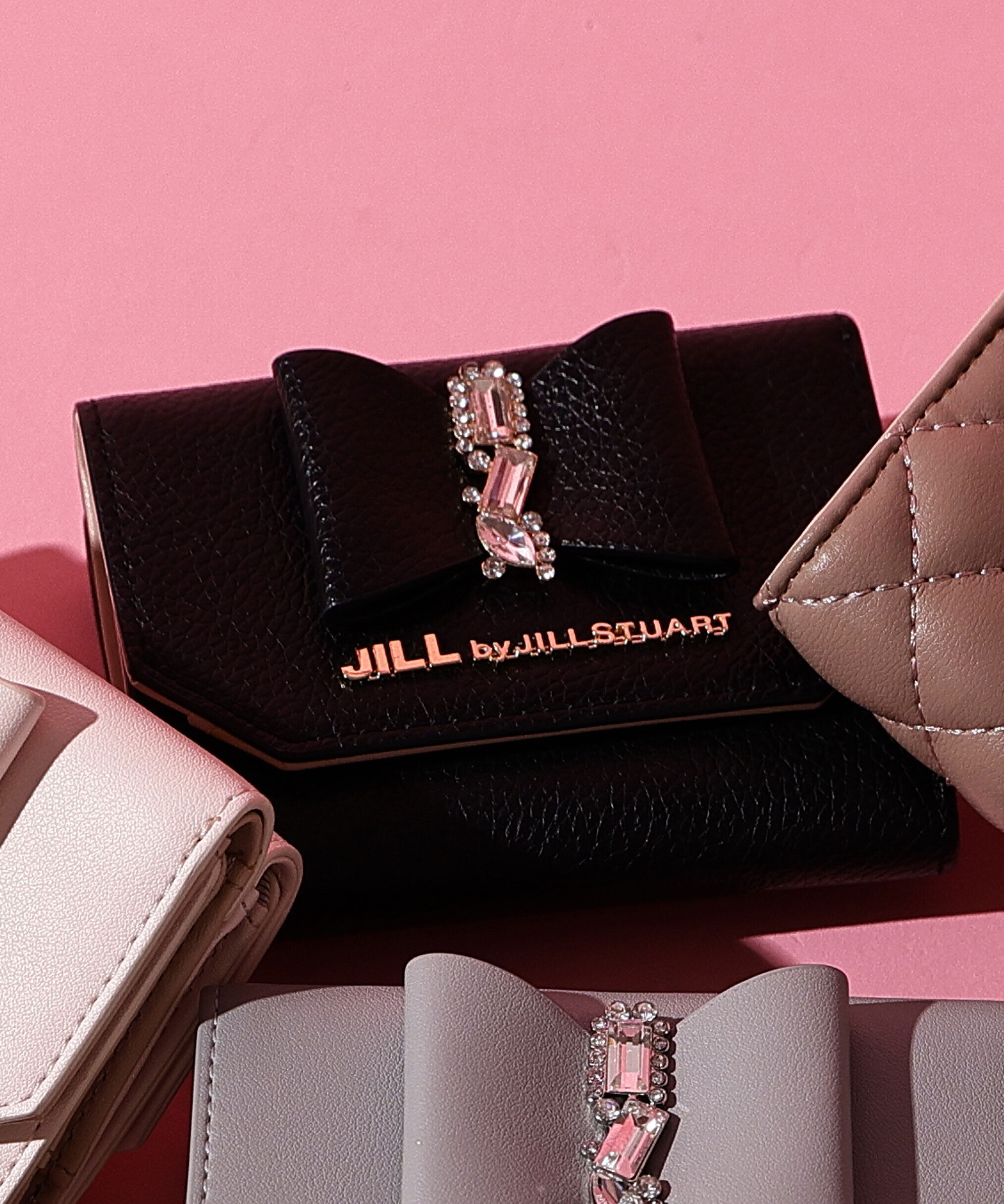  「リボンビジューウォレットミニ財布」|財布|