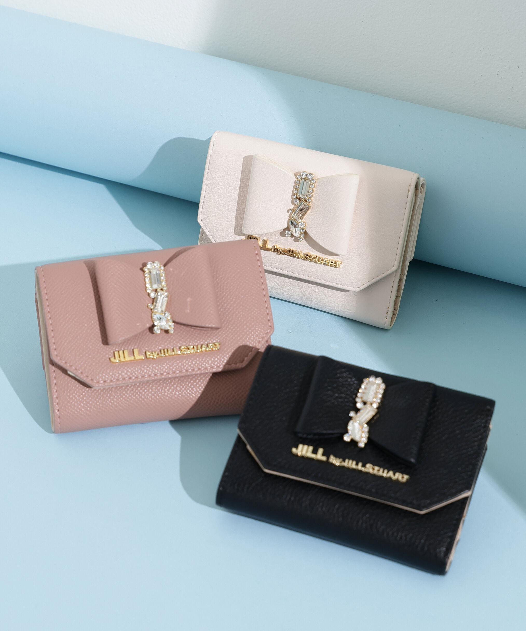  「リボンビジューウォレットミニ財布」|財布|