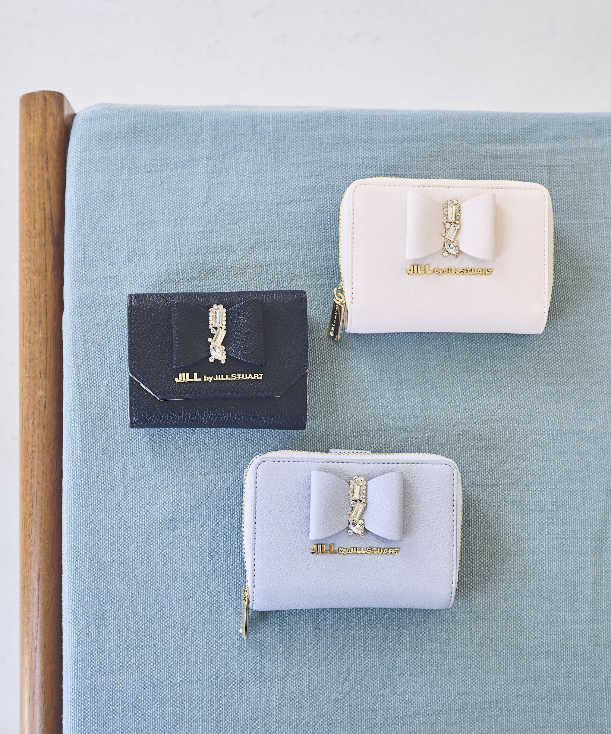  「リボンビジューウォレットミニ財布」|財布|