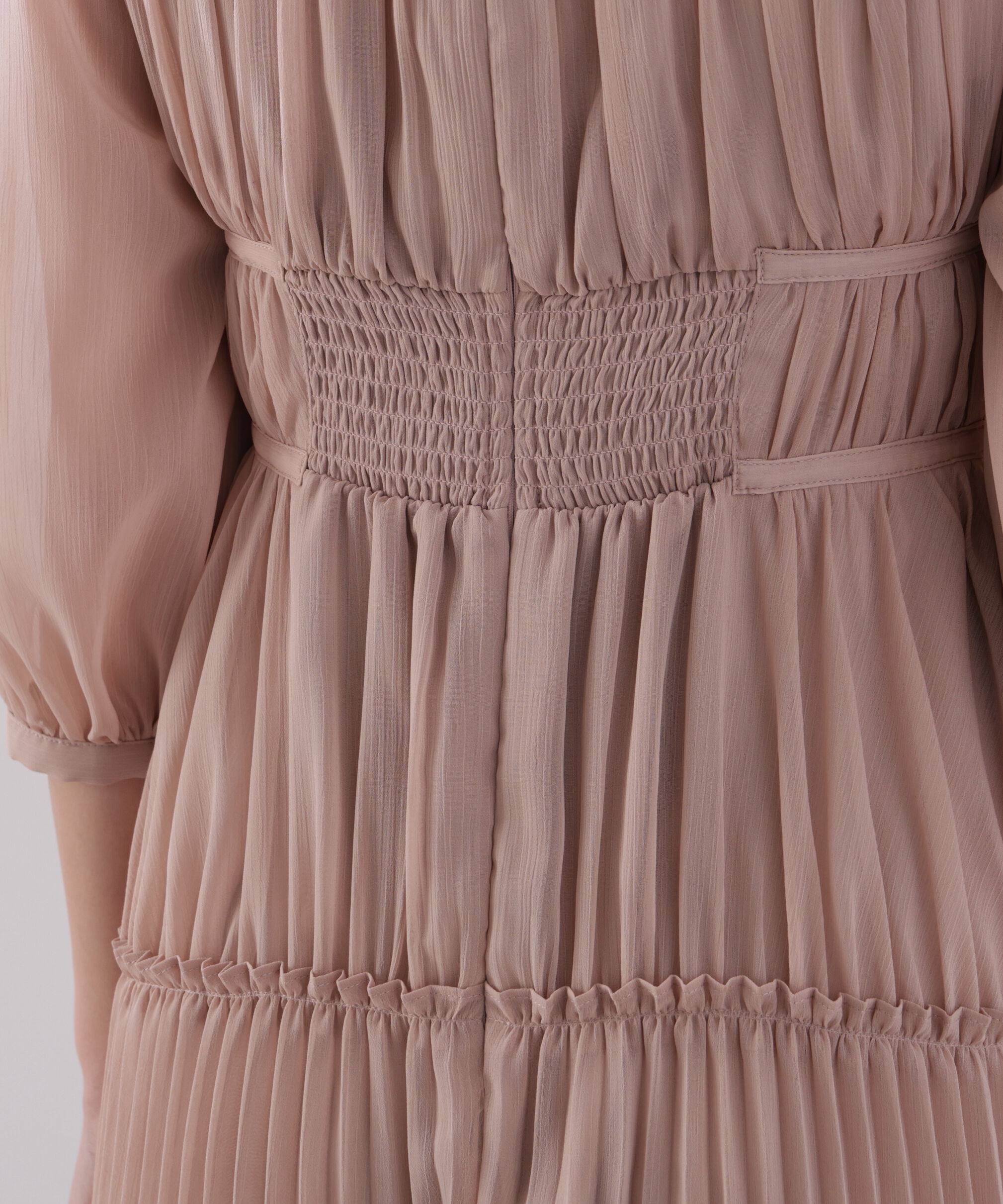 PROPORTION BODY DRESSING「＜L＞ピンタックロングワンピース　26SS」|ワンピース|