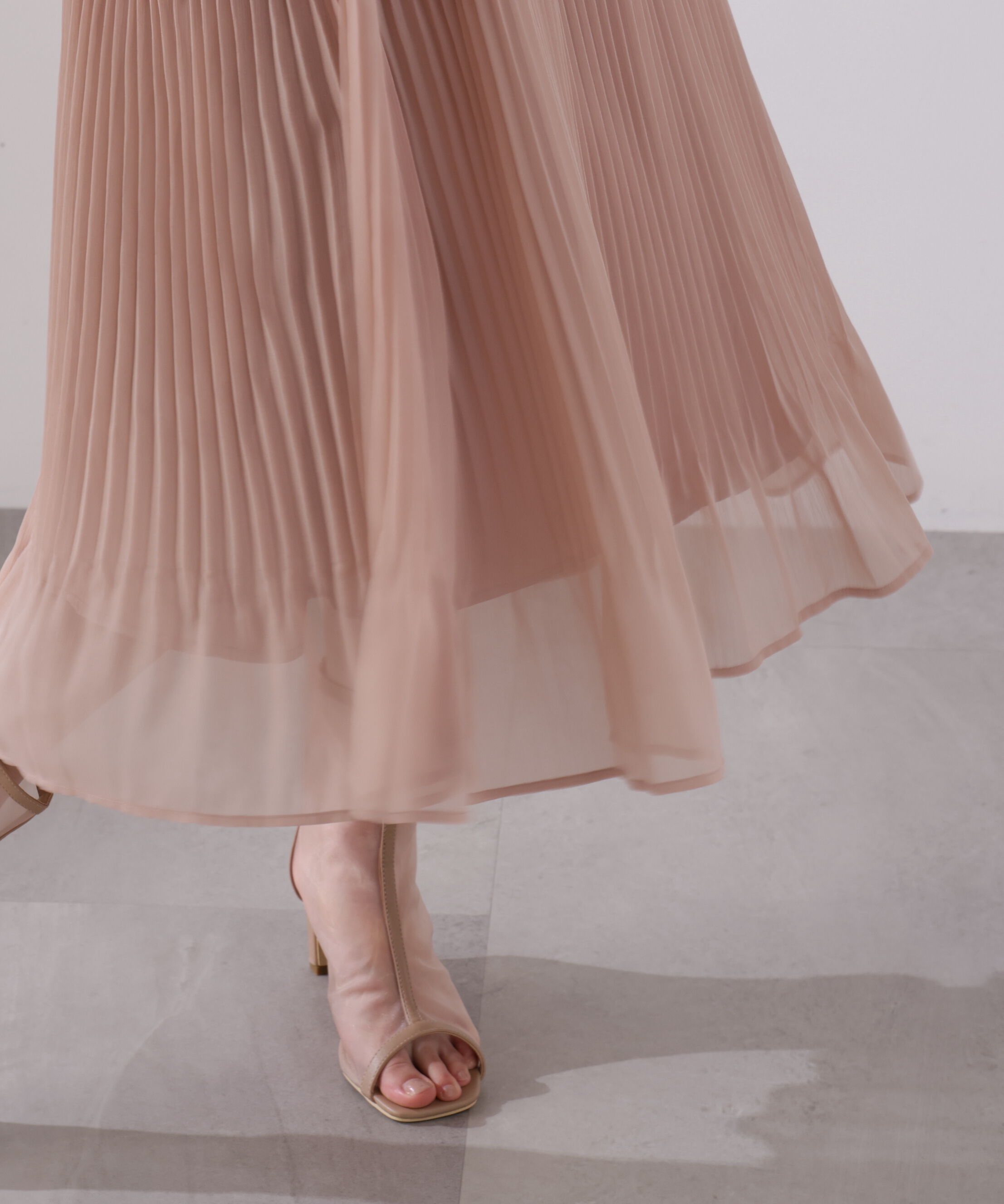 PROPORTION BODY DRESSING「＜L＞ピンタックロングワンピース　26SS」|ワンピース|