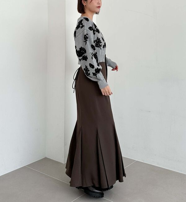 archives「ラメベロア花柄ＪＱニットＣＤアンサンブル」|カーディガン|