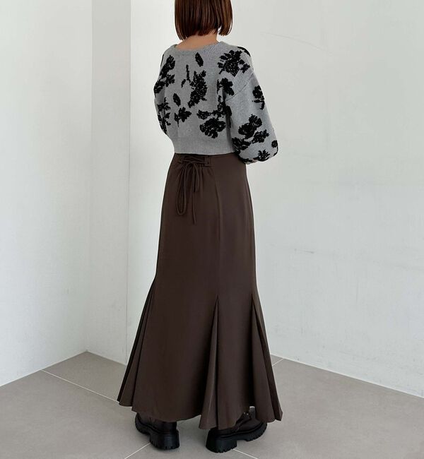 archives「ラメベロア花柄ＪＱニットＣＤアンサンブル」|カーディガン|