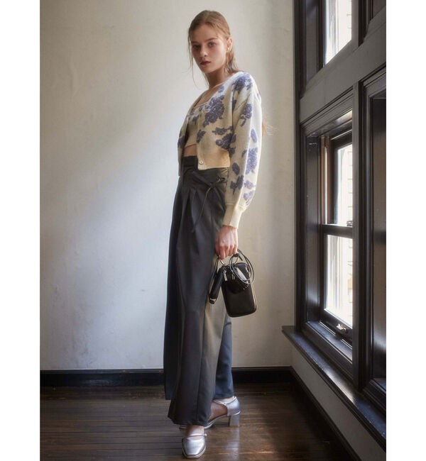 archives「ラメベロア花柄ＪＱニットＣＤアンサンブル」|カーディガン|