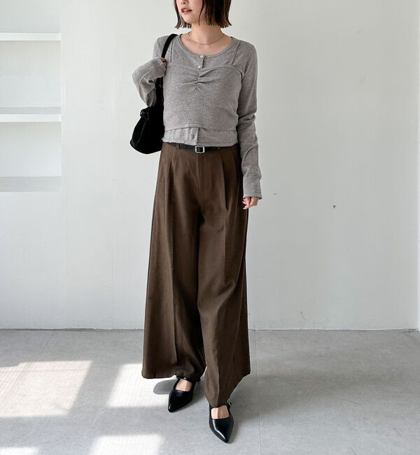 archives「ハリヌキニットアンサンブル」|カーディガン|