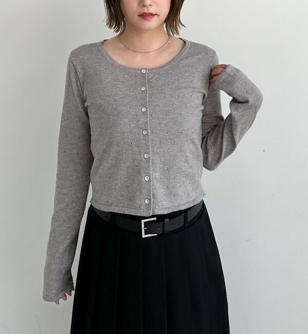 archives「ハリヌキニットアンサンブル」|カーディガン|