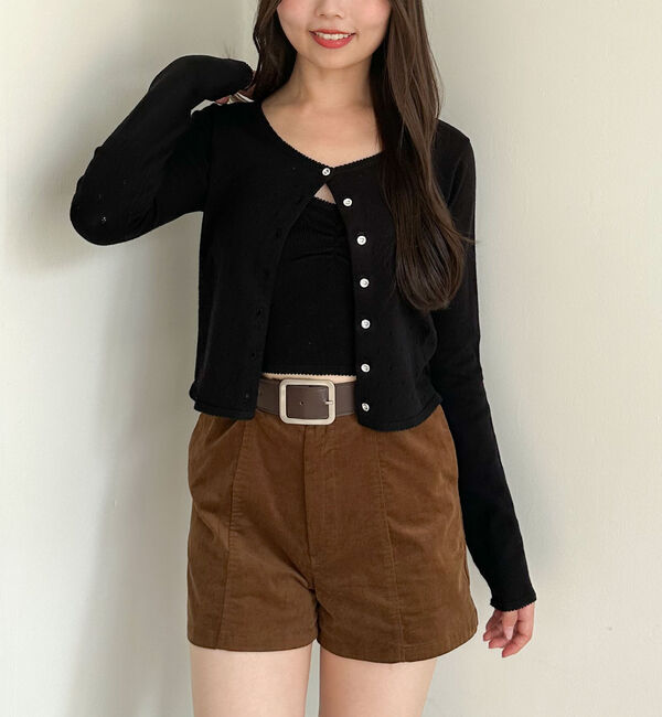 archives「ハリヌキニットアンサンブル」|カーディガン|