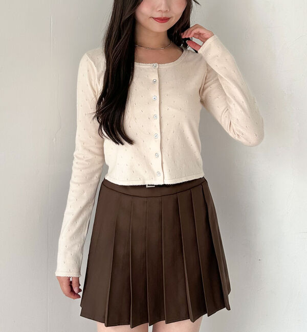 archives「ハリヌキニットアンサンブル」|カーディガン|