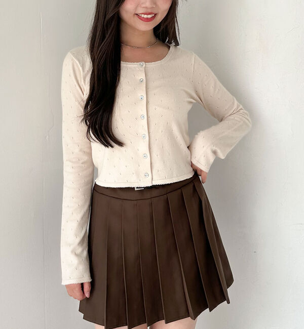 archives「ハリヌキニットアンサンブル」|カーディガン|