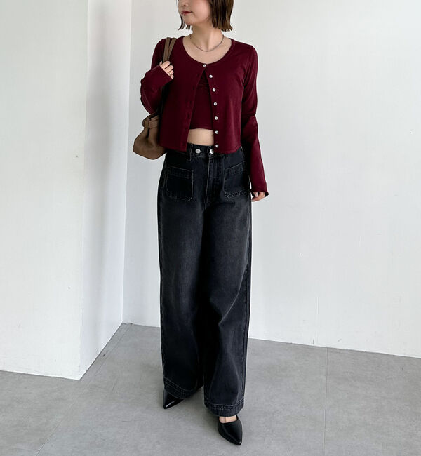 archives「ハリヌキニットアンサンブル」|カーディガン|