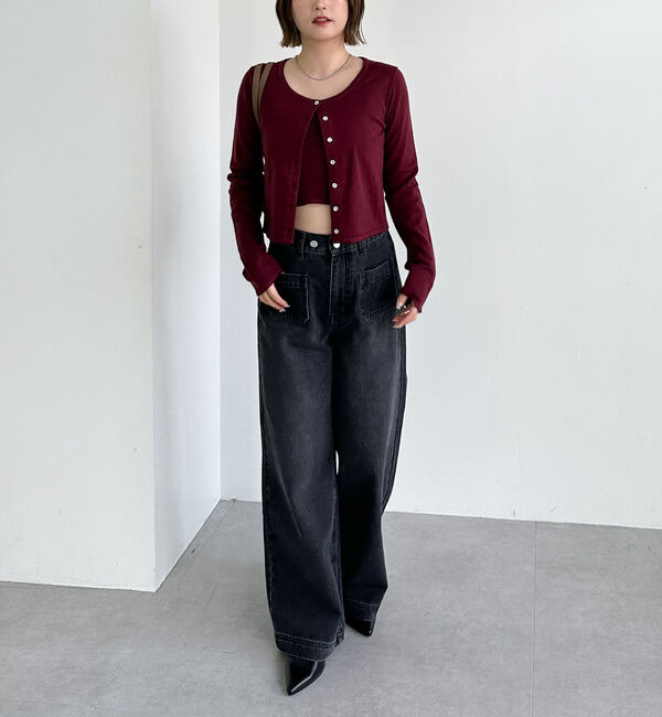 archives「ハリヌキニットアンサンブル」|カーディガン|