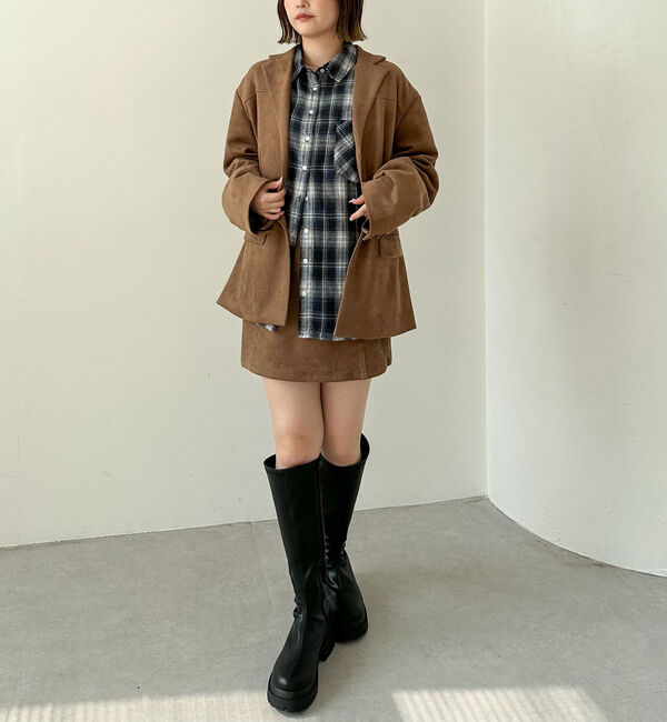 archives「【ＳＥＴＵＰ対応】スウェードテーラードジャケット」|テーラードジャケット|