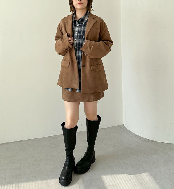 archives「【ＳＥＴＵＰ対応】スウェードテーラードジャケット」|テーラードジャケット|