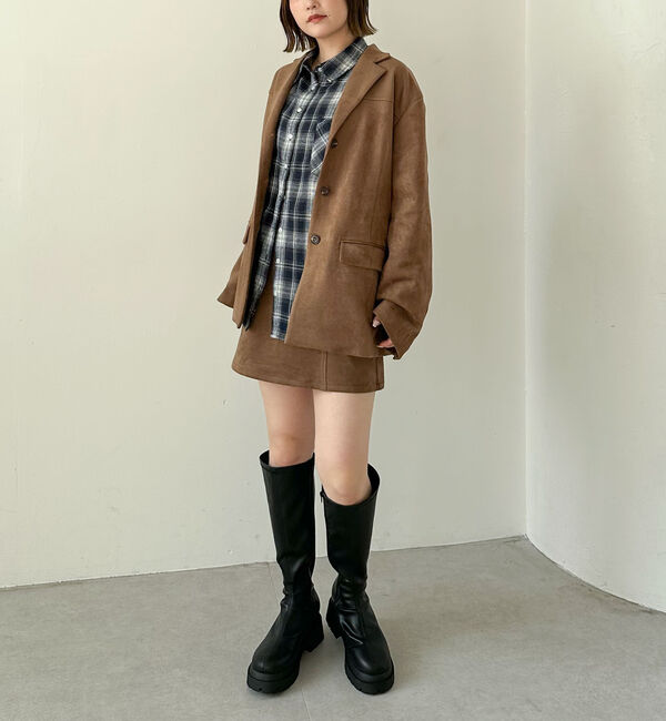 archives「【ＳＥＴＵＰ対応】スウェードテーラードジャケット」|テーラードジャケット|