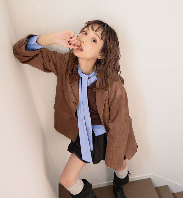 archives「【ＳＥＴＵＰ対応】スウェードテーラードジャケット」|テーラードジャケット|