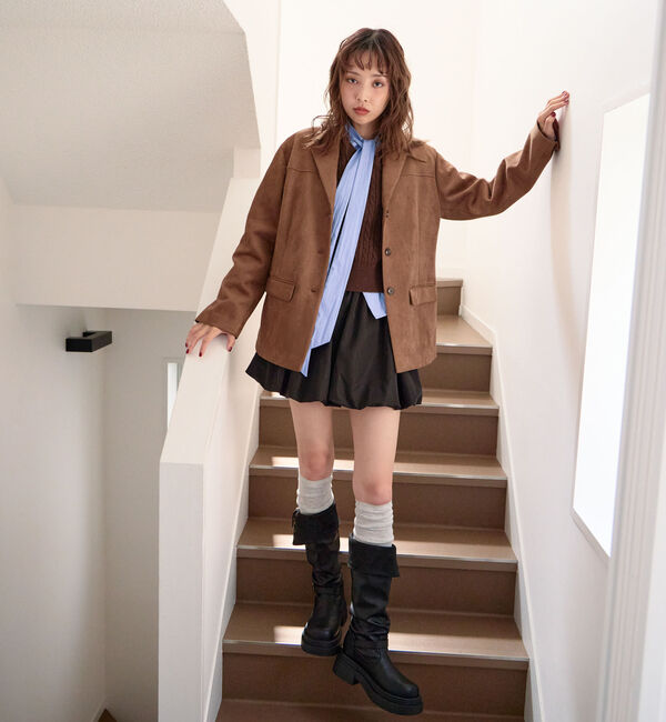 archives「【ＳＥＴＵＰ対応】スウェードテーラードジャケット」|テーラードジャケット|