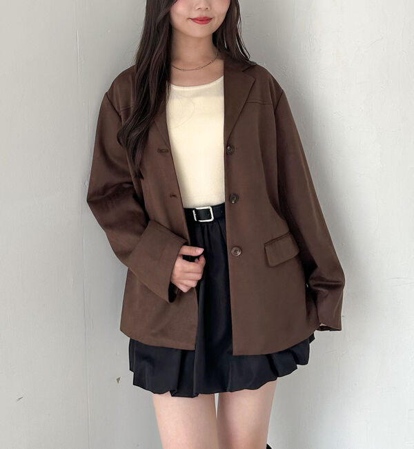 archives「【ＳＥＴＵＰ対応】スウェードテーラードジャケット」|テーラードジャケット|