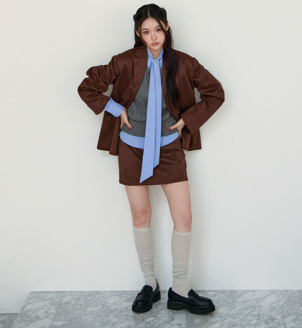 archives「【ＳＥＴＵＰ対応】スウェードテーラードジャケット」|テーラードジャケット|