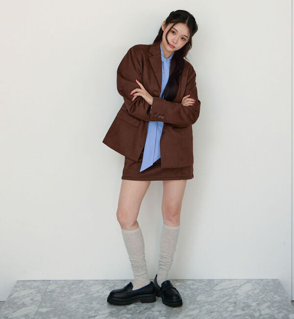 archives「【ＳＥＴＵＰ対応】スウェードテーラードジャケット」|テーラードジャケット|