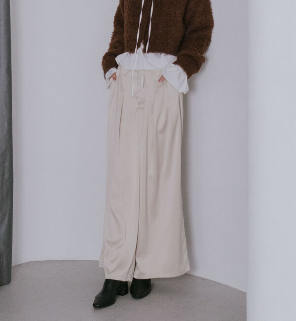 archives「サテンタックパンツ」|チノ|