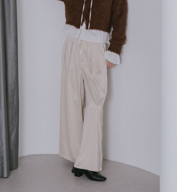 archives「サテンタックパンツ」|チノ|