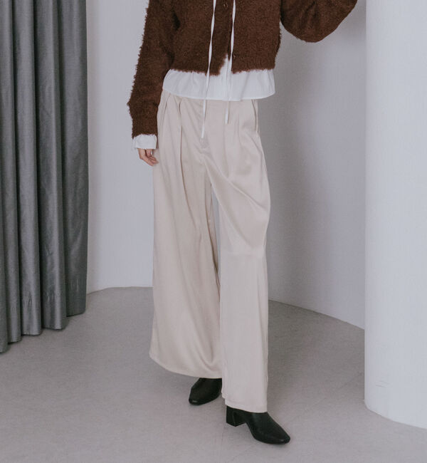 archives「サテンタックパンツ」|チノ|