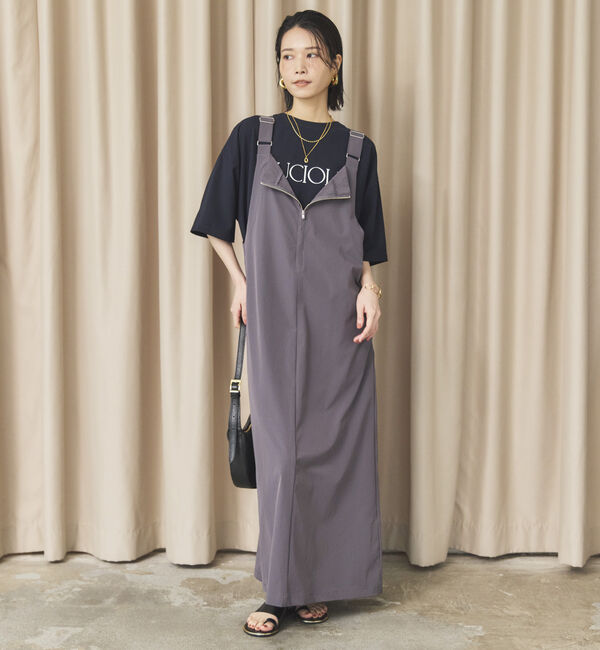 Doux archives「ＵＶ・接触冷感ウォッシャブルフロントＺＩＰジャンスカ」|ジャンパースカート|