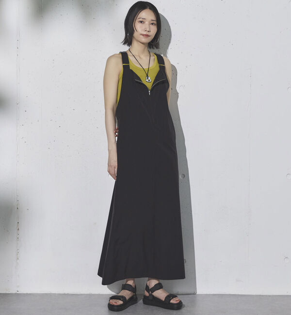 Doux archives「ＵＶ・接触冷感ウォッシャブルフロントＺＩＰジャンスカ」|ジャンパースカート|