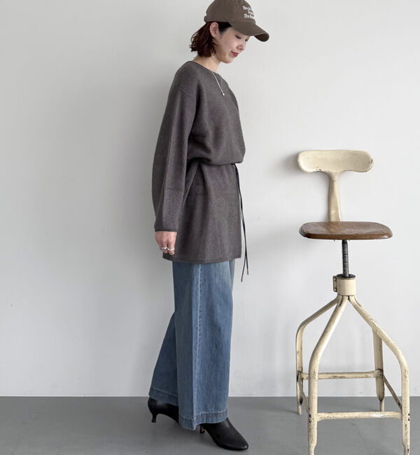 Doux archives「２Ｗａｙベルト付きチュニックワンピース」|ワンピース|