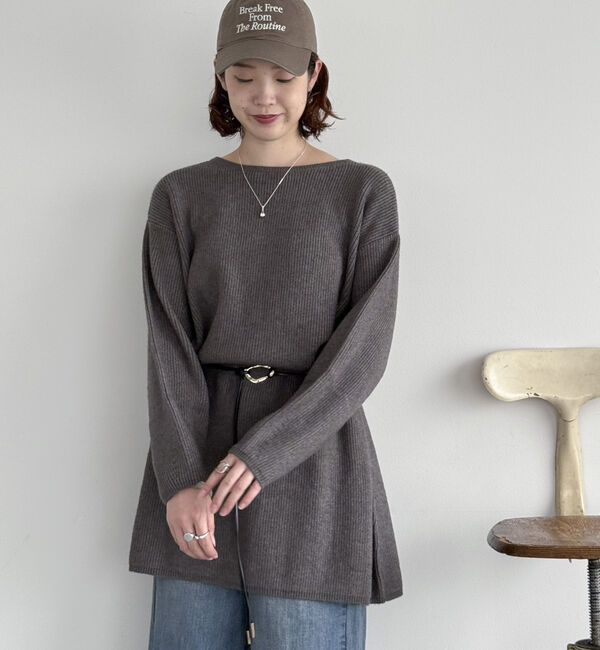 Doux archives「２Ｗａｙベルト付きチュニックワンピース」|ワンピース|