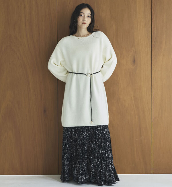 Doux archives「２Ｗａｙベルト付きチュニックワンピース」|ワンピース|