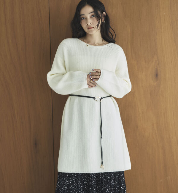 Doux archives「２Ｗａｙベルト付きチュニックワンピース」|ワンピース|