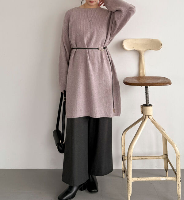 Doux archives「２Ｗａｙベルト付きチュニックワンピース」|ワンピース|MOCHA