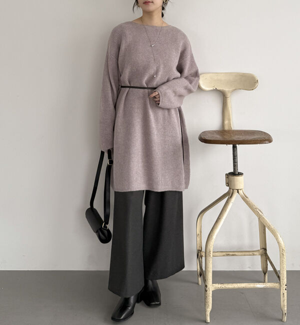 Doux archives「２Ｗａｙベルト付きチュニックワンピース」|ワンピース|