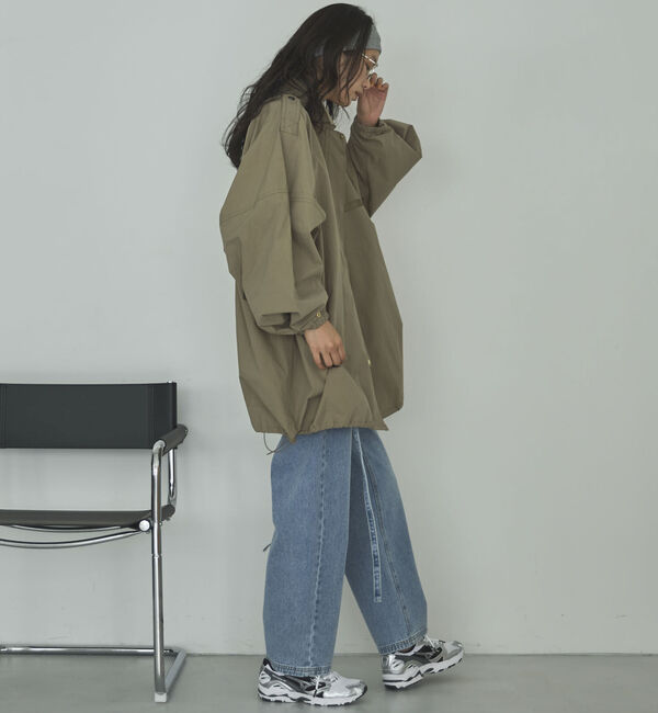 Doux archives「サスペンダー付きストレートデニムパンツ」|デニム|