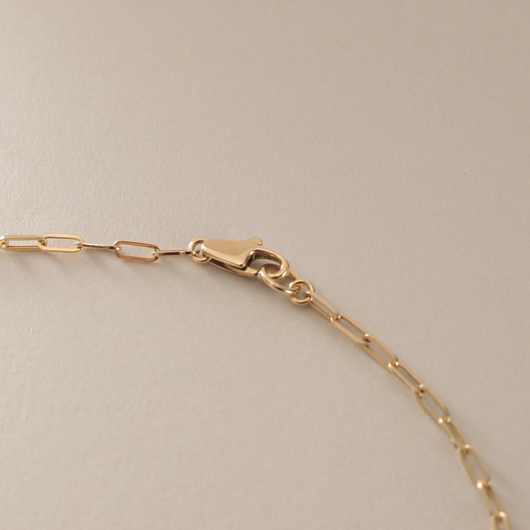 COCOSHNIK「K18中空プリムケーブルチェーン ネックレスS（43cm）」|ネックレス|