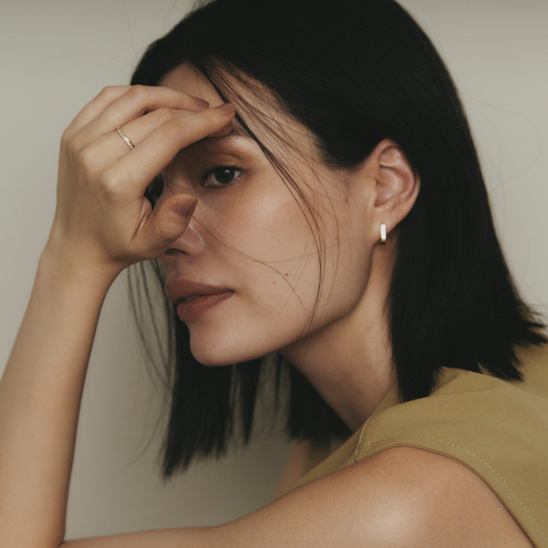 COCOSHNIK「K10ダイヤモンド セパレート リング」|リング|