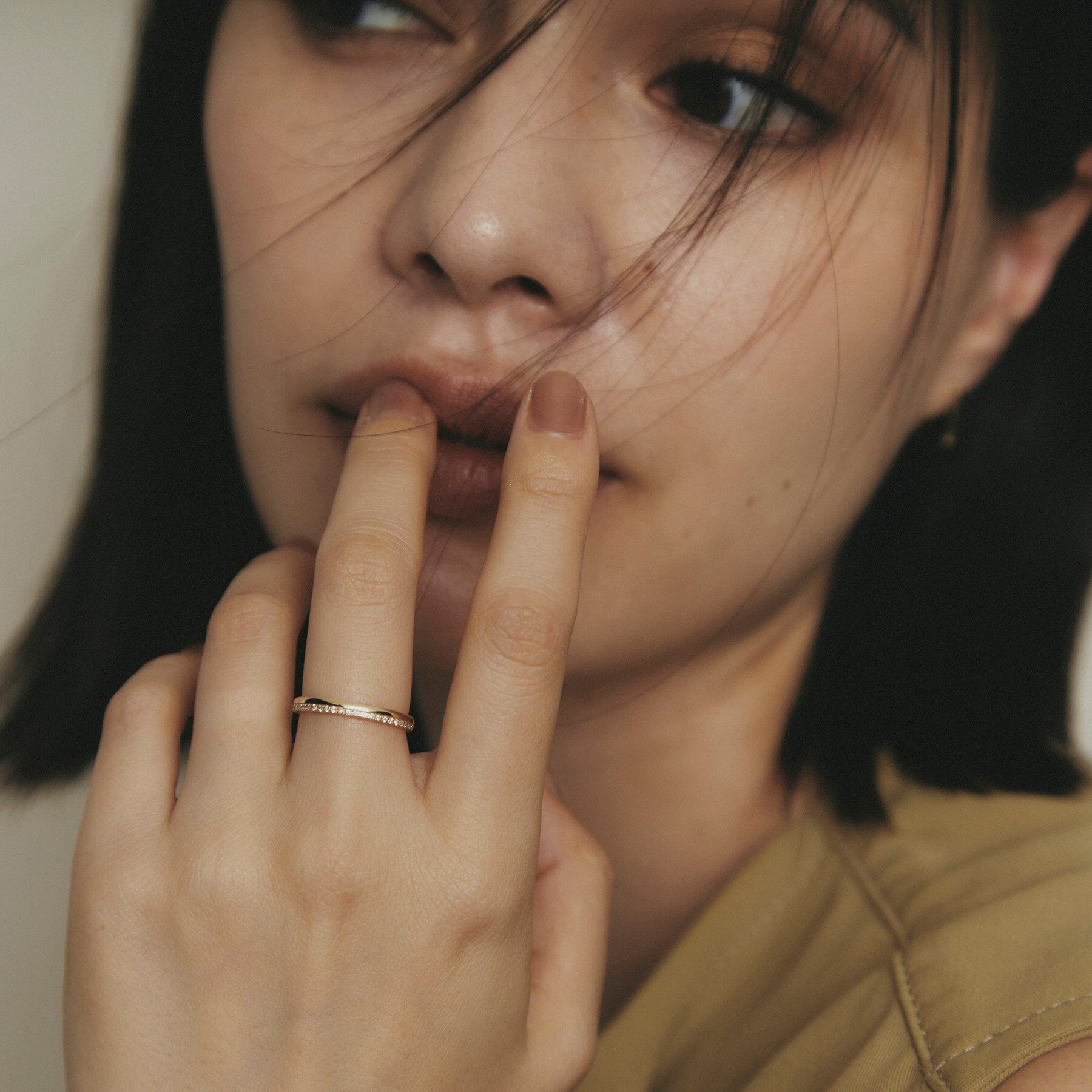 COCOSHNIK「K10ダイヤモンド セパレート リング」|リング|