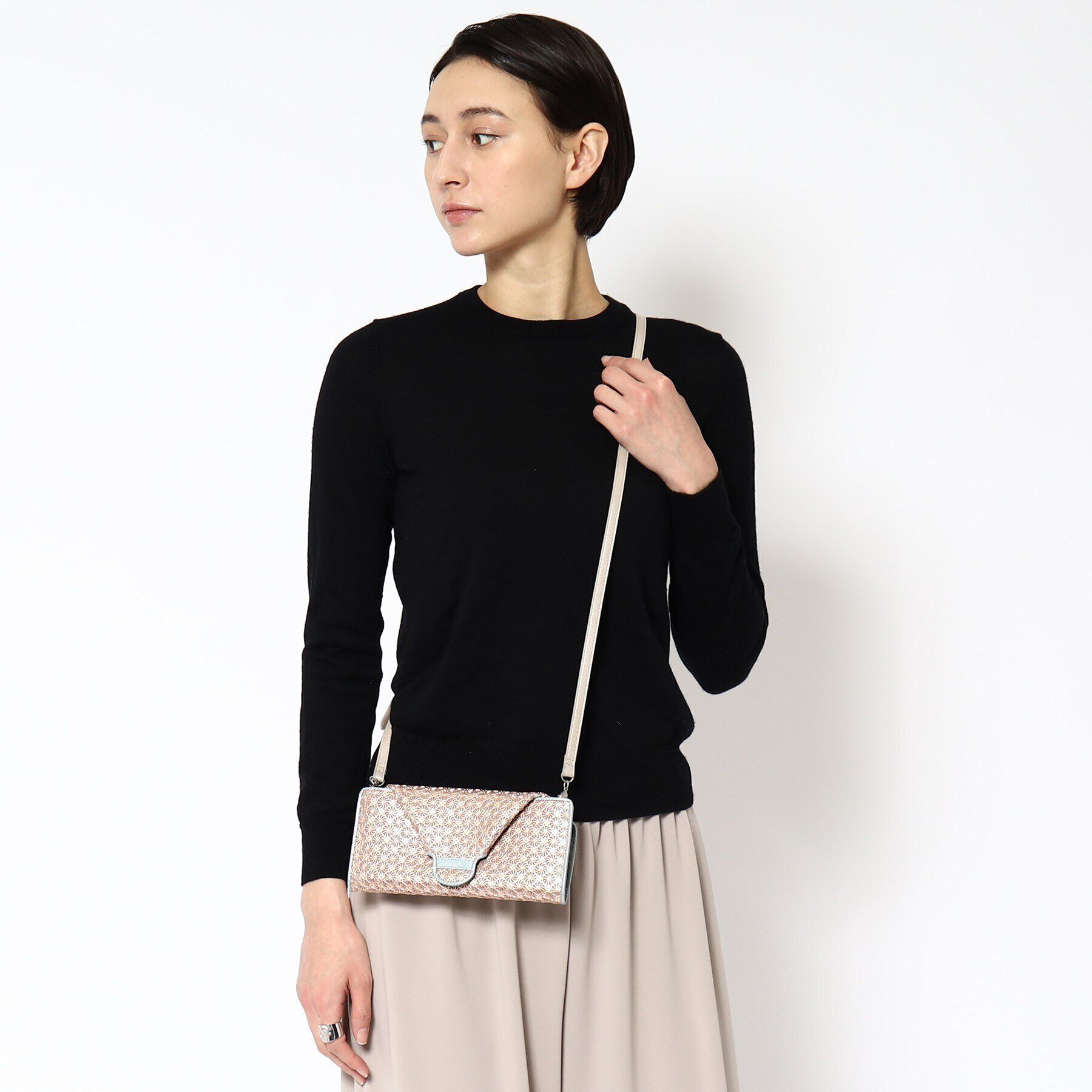 HIROKO HAYASHI「【限定商品】GIRASOLE SERA（ジラソーレ セーラ）ショルダー付長財布」|財布|