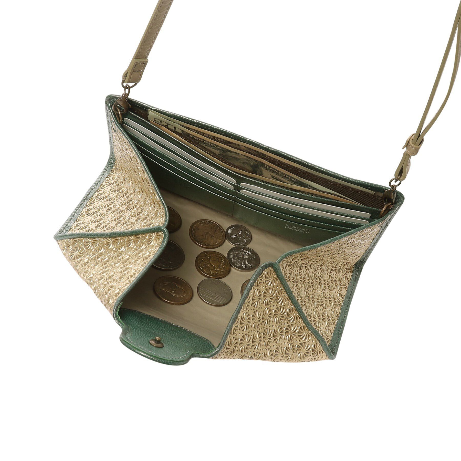 HIROKO HAYASHI「【限定商品】GIRASOLE SERA（ジラソーレ セーラ）ショルダー付長財布」|財布|